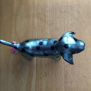 Victoria Secret Metallic Blue Polka Dot Dog.
